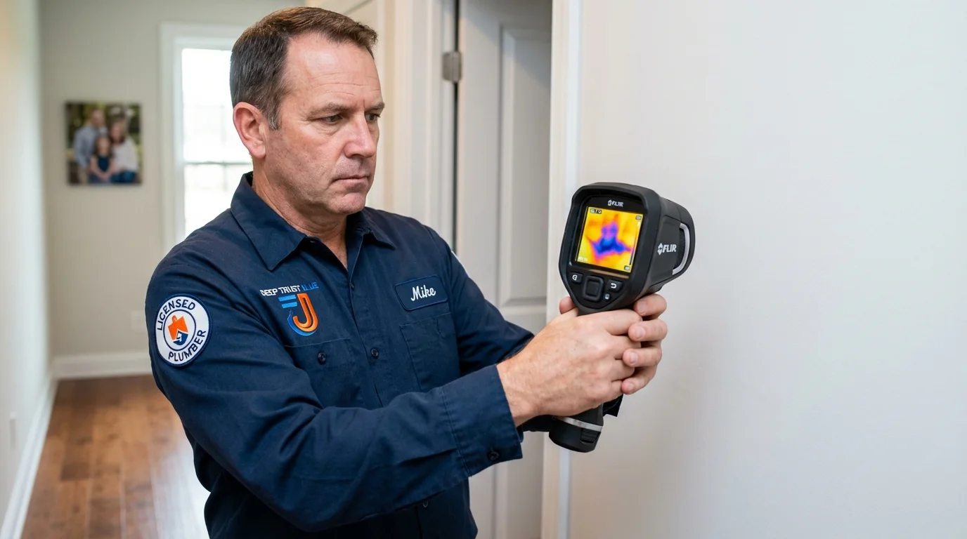 Thermal imaging leak detection by Johns Plumbing LLC in Boling